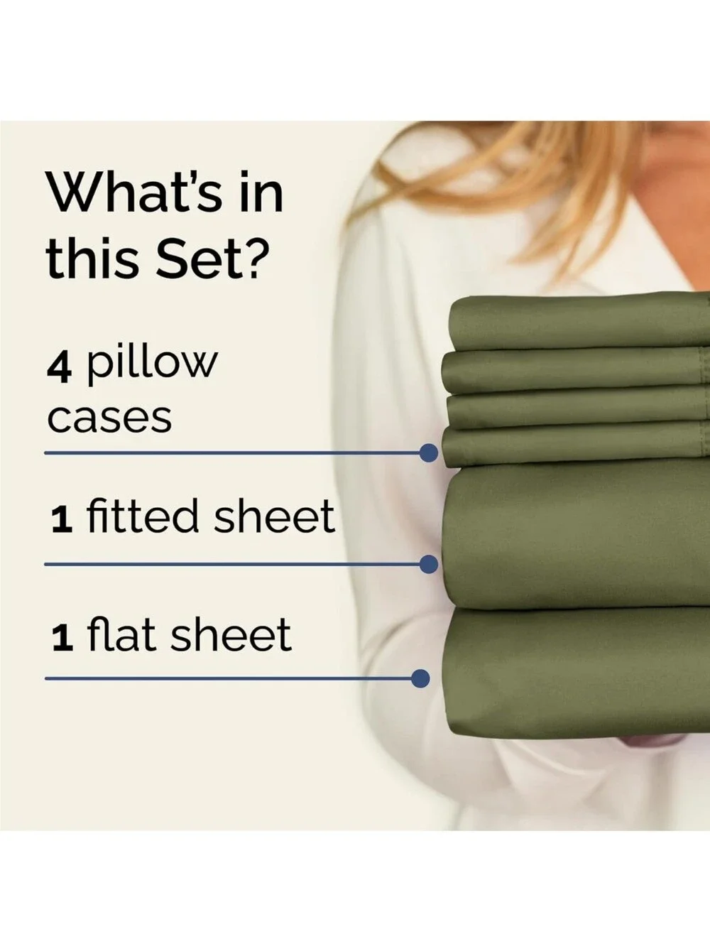 King Size Sage Green Bed Sheet